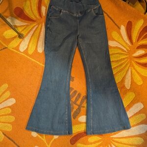 HALARA Women's Wide Leg Blue Jeans